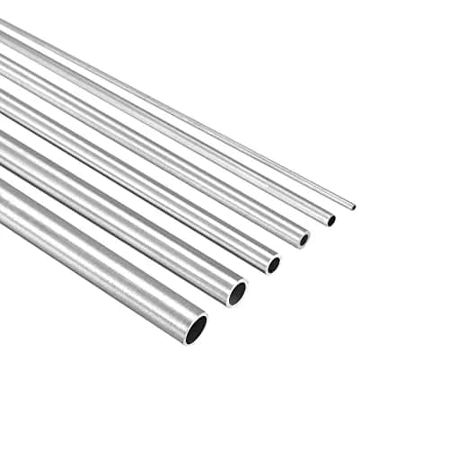 uxcell 304 Stainless Steel Tubes 300mm Length Pack of 6 | Industrial Metal Tubing thumbnail 4