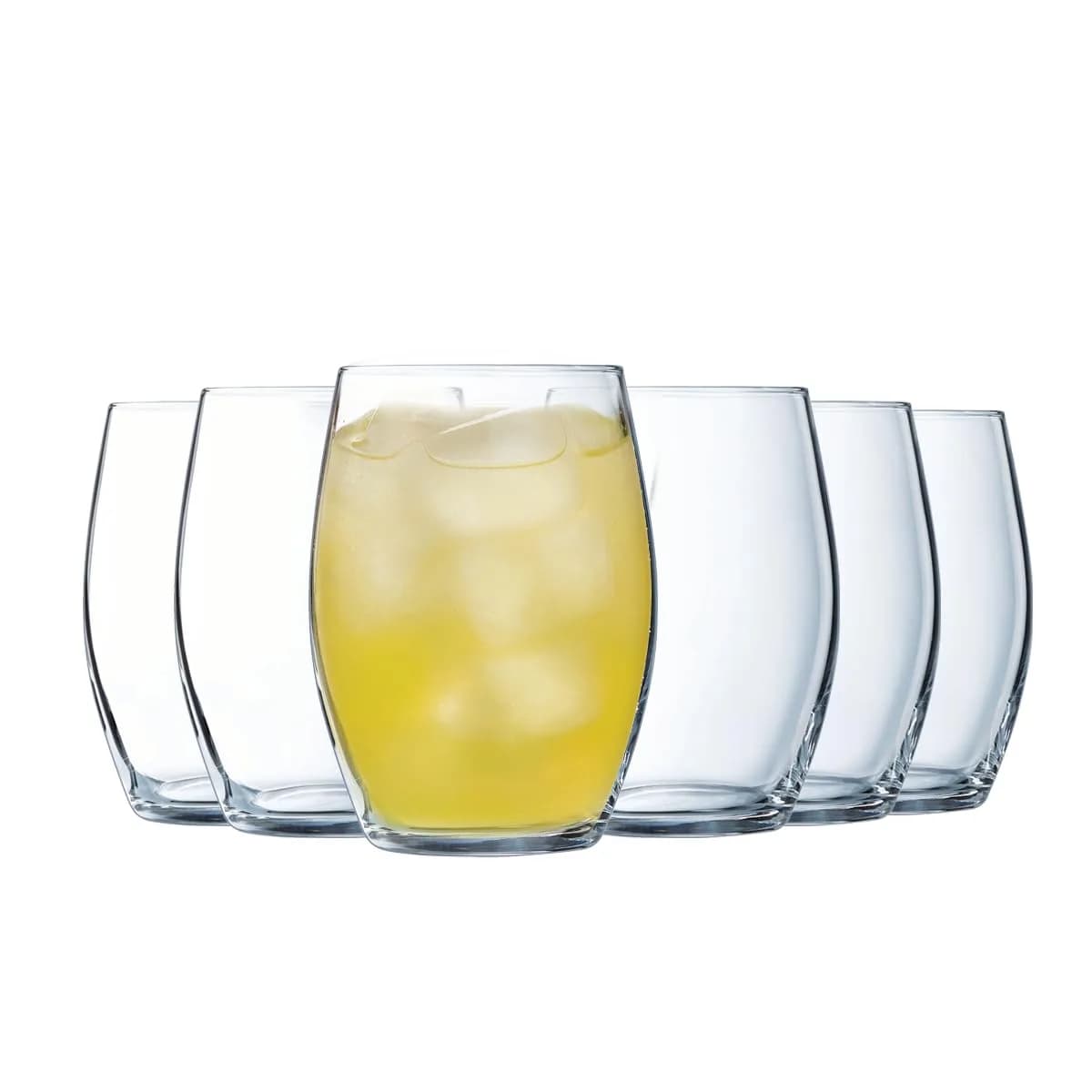 Chef & Sommelier Cheer Up Collection 6 Low Crystal Glasses 32cl | Modern French Design — 6 Unité (Lot de 1)