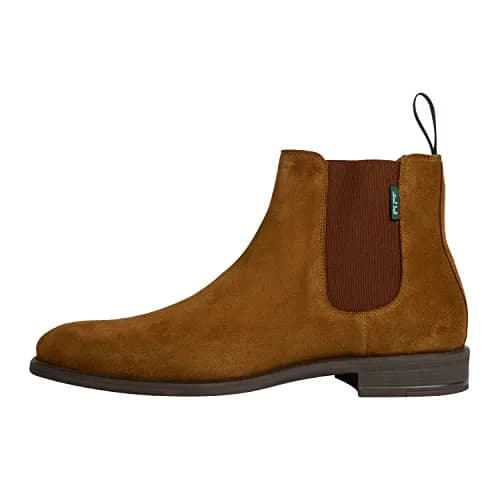 Paul Smith Cedric Boot Men 9 Tan | Classic Chelsea Style with Signature Logo thumbnail 1