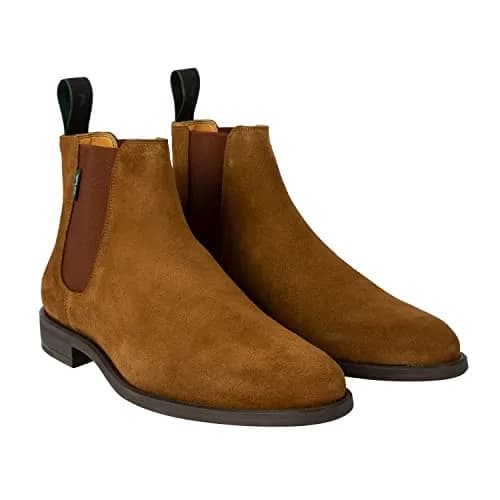 Paul Smith Cedric Boot Men 9 Tan | Classic Chelsea Style with Signature Logo thumbnail 4