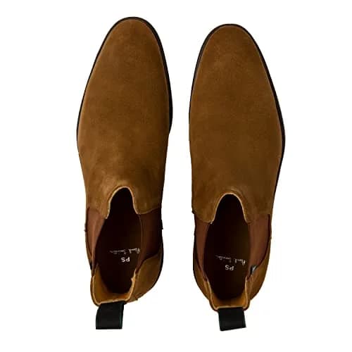 Paul Smith Cedric Boot Men 9 Tan | Classic Chelsea Style with Signature Logo thumbnail 5