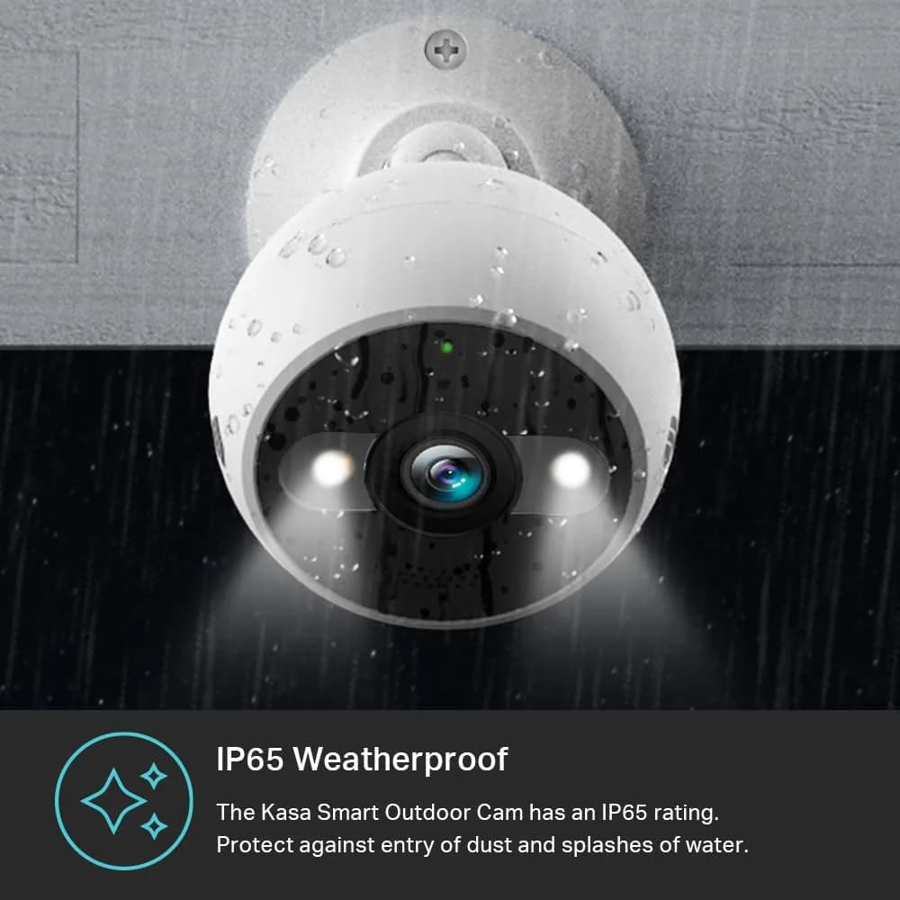 Kasa Smart KC420WS 2K+ Outdoor Wired Security Camera | 4MP HD, Color Night Vision, IP65 Weatherproof - view 6