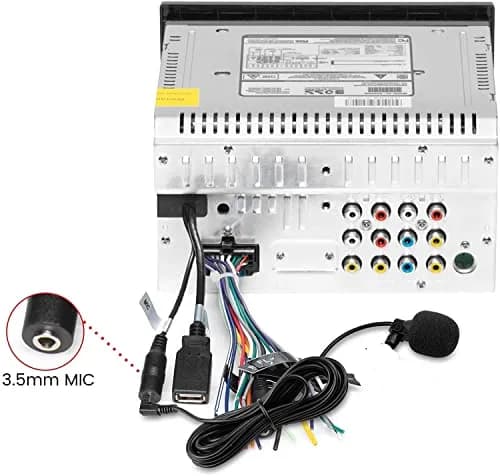 FingerLakes Microphone for Car Stereo 3.5mm & 2.5mm | Universal Compatibility with Bluetooth Units thumbnail 2