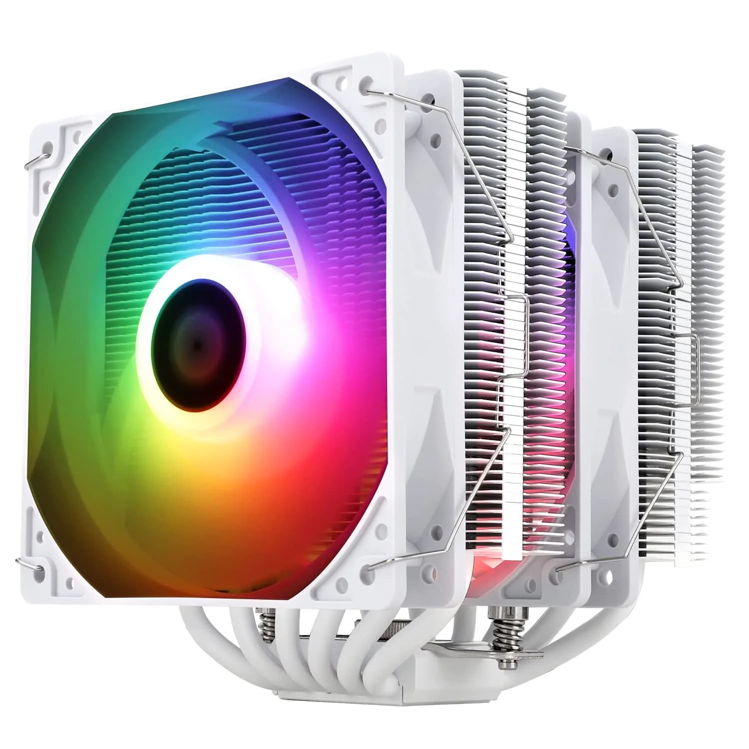 Thermalright Peerless Assassin 120 SE ARGB White CPU Air Cooler | Dual 120mm PWM Fans, 6 Heat Pipes, AMD & Intel Support — PA120 SE White ARGB