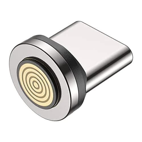 AUFU 9-Pin USB-C Magnetic Connector Tips 3-Pack | Copper Magnetic Adapters for USB Type C Devices thumbnail 3