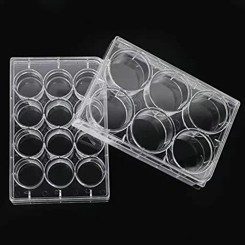 Lichen cottage 12-Well Tissue Culture Plate Individually Wrapped Flat Bottom Wells Pack of 10 | Sterile Polystyrene Labware thumbnail 6