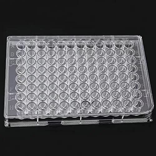 Lichen cottage 96-Well Tissue Culture Plate 10-Pack | Sterile, Individually Wrapped, Flat Bottom Wells thumbnail 2