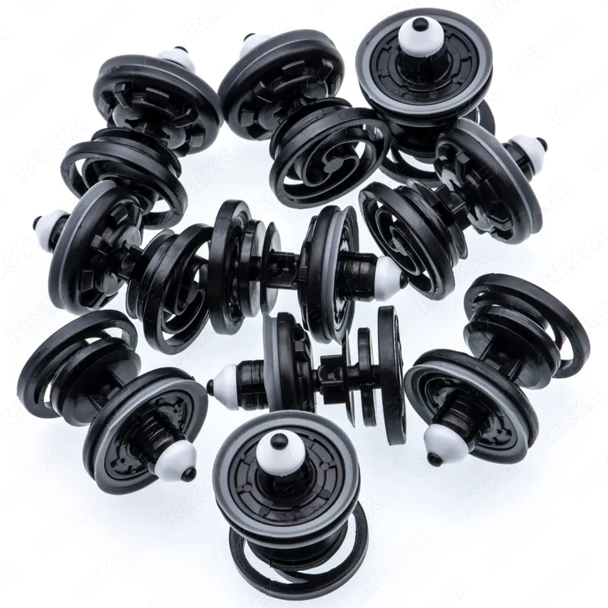 Rexka 10pcs Door Trim Panel Retainer Clip 7L6-868-243 | Compatible with Audi VW Passat & More