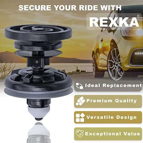 Rexka 10pcs Door Trim Panel Retainer Clip 7L6-868-243 | Compatible with Audi VW Passat & More thumbnail 4