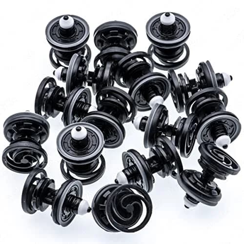 Rexka 15pcs Door Trim Panel Retainer Clip 7L6-868-243 | Compatible with Audi VW Passat A4 B8 Golf MK6 thumbnail 2