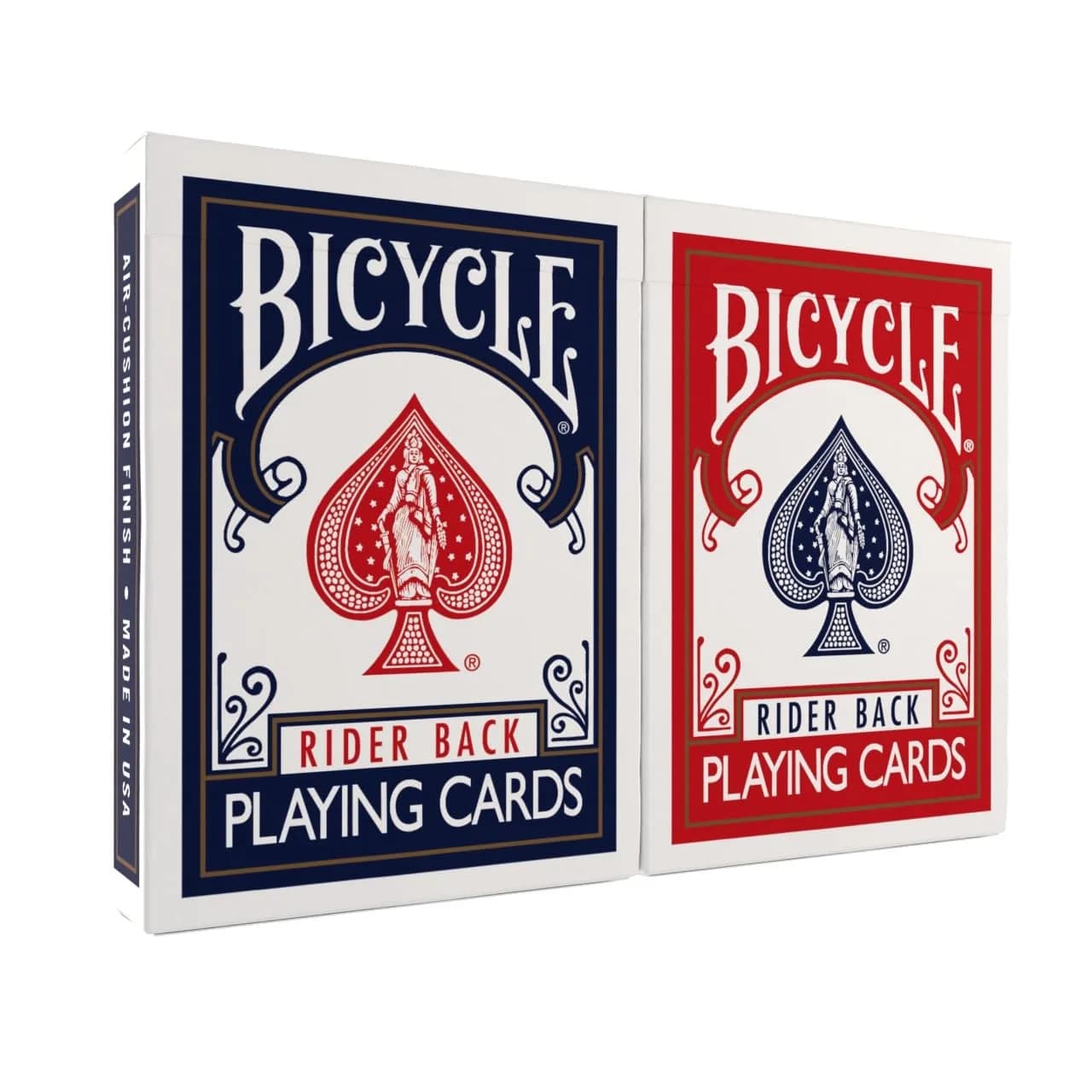 Bicycle Rider Back Playing Cards 2 Pack | Classic Poker Size Decks for All Ages