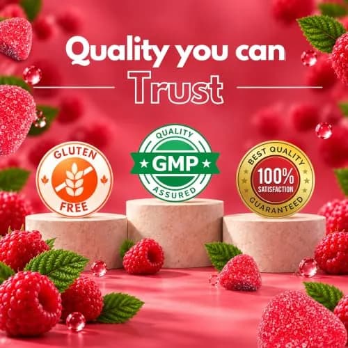 Vitamatic Magnesium Citrate Gummies 600mg | Vegan Raspberry Gummies for Relaxation & Energy Support thumbnail 7