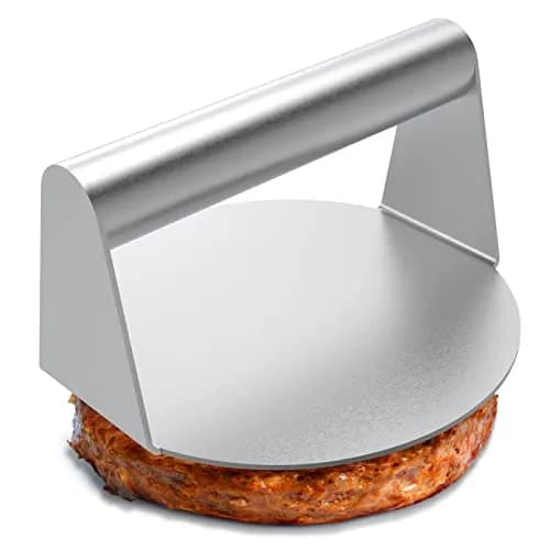 JENNY FRIDA Stainless Steel Burger Press 5.5 Inch Flat Bottom Non-Stick for Perfect Patties thumbnail 1
