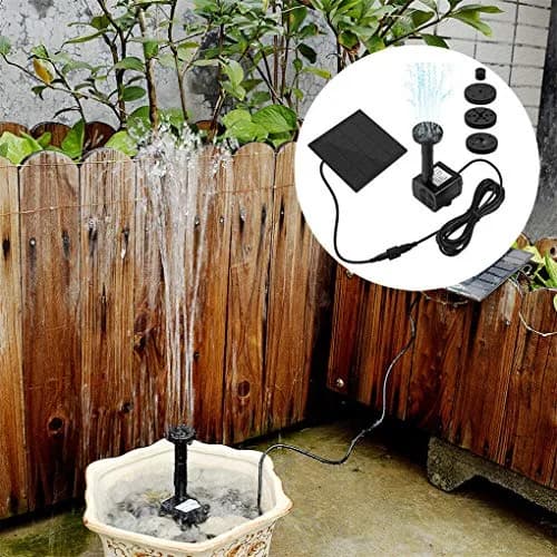Hovico Solar Fountain Pump Kit 180 L/h (63.4 Fl Oz/h) | Energy-Saving Outdoor Water Pump for Bird Baths, Ponds & Fish Tanks thumbnail 6