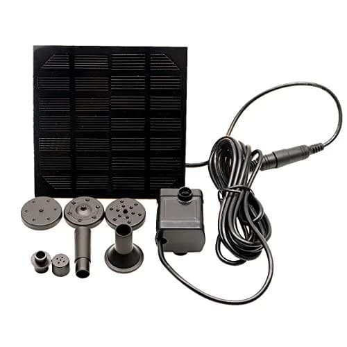 Hovico Solar Fountain Pump Kit 180 L/h (63.4 Fl Oz/h) | Energy-Saving Outdoor Water Pump for Bird Baths, Ponds & Fish Tanks thumbnail 1