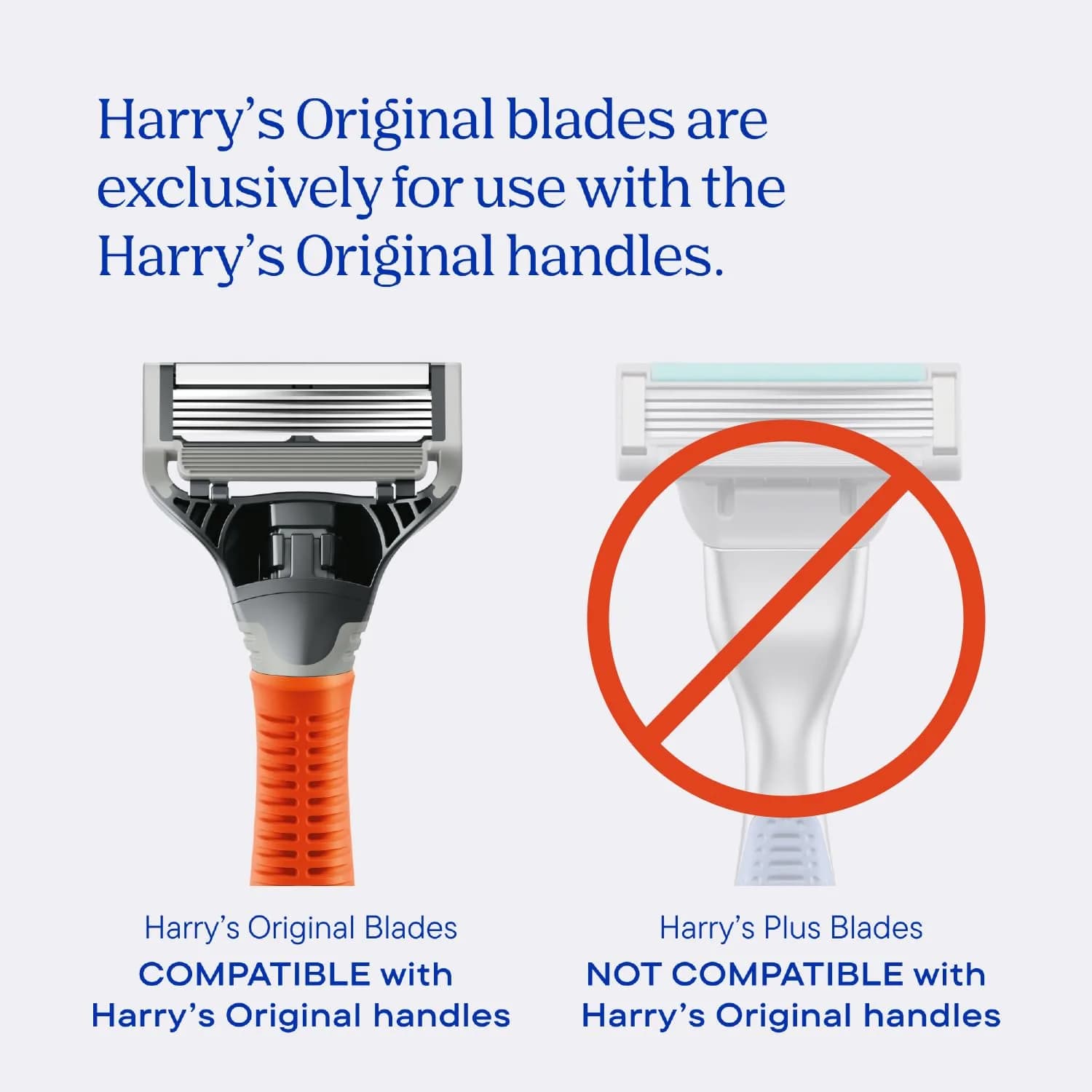Harry's Original Razor Blades for Men - 14 Count 5-Blade Refills | German Engineered for Smooth Shaves - view 2