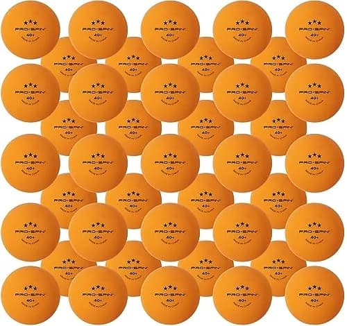 PRO-SPIN 3-Star Premium Orange Table Tennis Balls | 40mm ABS Professional Quality for Indoor & Outdoor Play thumbnail 2