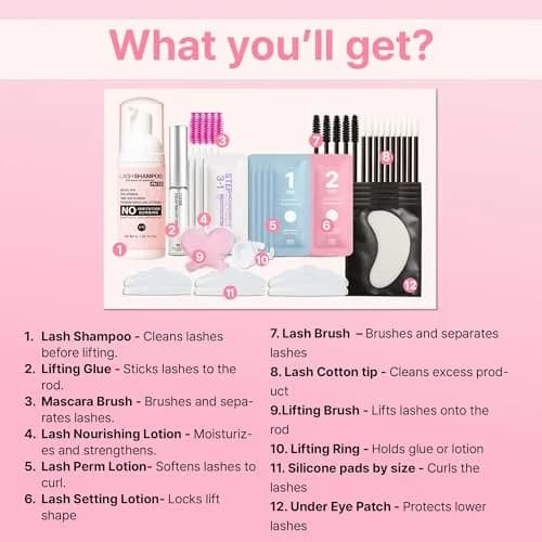 CLIONE PRIME Korean Lash Lift Kit - Natural Look, 5ml Glue & 5 Sachets Perm/Set/Nourish | Reusable Lashes for All Skin Types thumbnail 4