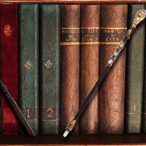 Rich Boxer Magic Wand for Witches & Wizards | Handcrafted Crystal Decor 12.5 inches thumbnail 5