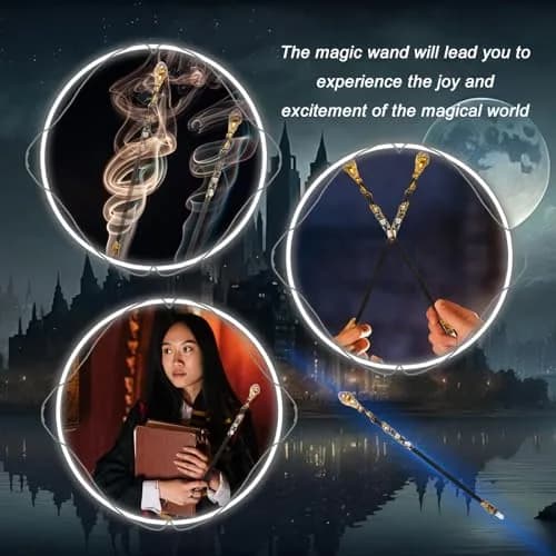Rich Boxer Magic Wand for Witches & Wizards | Handcrafted Crystal Decor 12.5 inches thumbnail 3