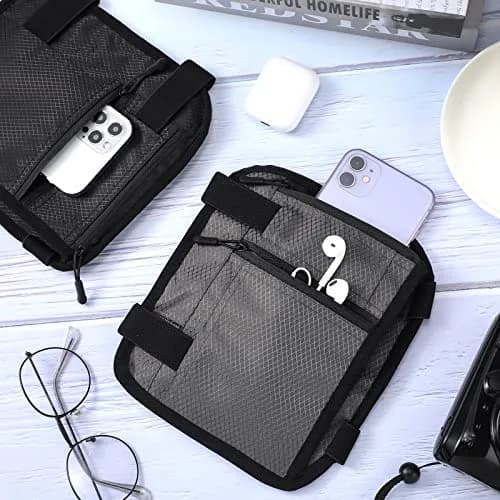 Xuniea 2 Pack Leg Phone Holder with Adjustable Straps, Black & Gray | Fits Phones up to 7.9x6.7 inches thumbnail 4