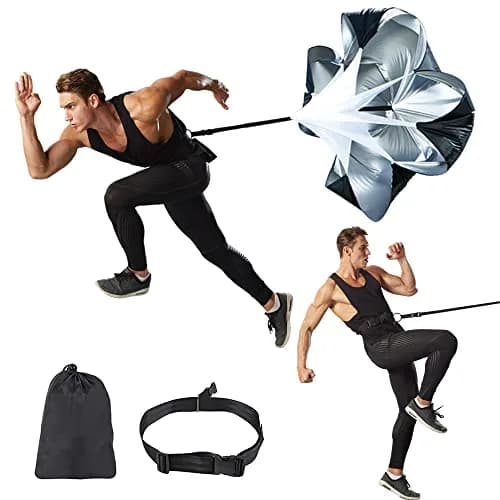 ehsyxslx Running Speed Training Resistance Parachute 56" | Improves Sprint & Acceleration in India thumbnail 1