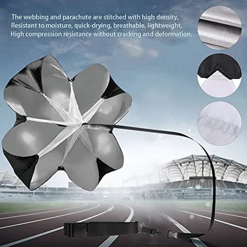 ehsyxslx Running Speed Training Resistance Parachute 56" | Improves Sprint & Acceleration in India thumbnail 2
