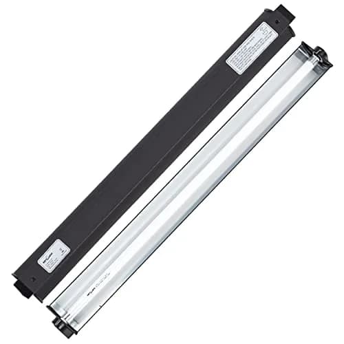 REPTI ZOO 24W Reptile T5 HO UVB Lighting Combo Kit, 22" Light Fixture with Curved Reflector & 5.0 UVB T5 Bulb thumbnail 1