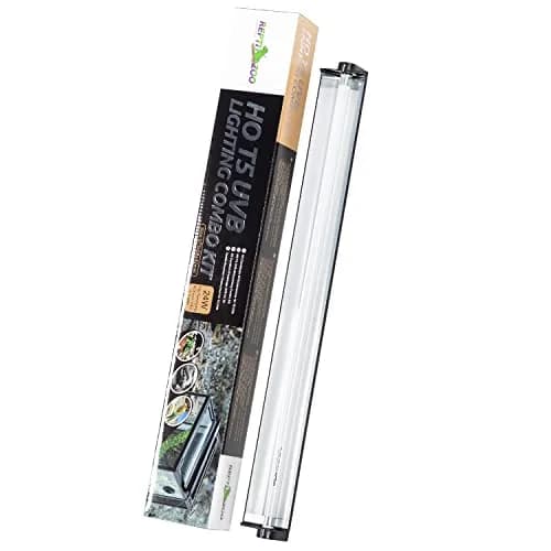 REPTI ZOO 24W Reptile T5 HO UVB Lighting Combo Kit, 22" Light Fixture with Curved Reflector & 5.0 UVB T5 Bulb thumbnail 8