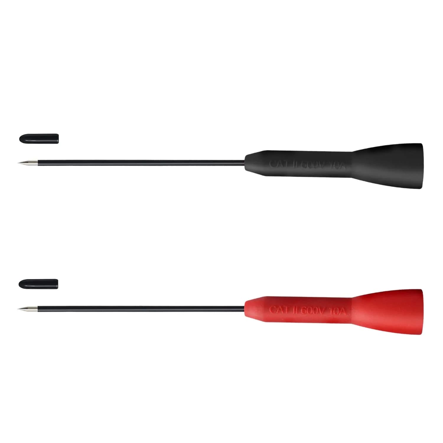 Lorwatin 2 Pack 2mm Extended Needle Test Probes, 600V/10A | CAT II Rated - main product image