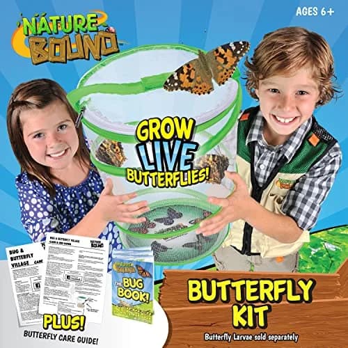 Nature Bound Butterfly Growing Kit 13 inch Tall Pop-Up Enclosure | STEM Learning Guide thumbnail 7