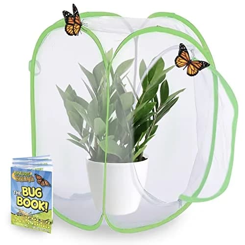 Nature Bound Butterfly Growing Kit 24 inch Pop-Up Enclosure | STEM Learning Guide Included thumbnail 1