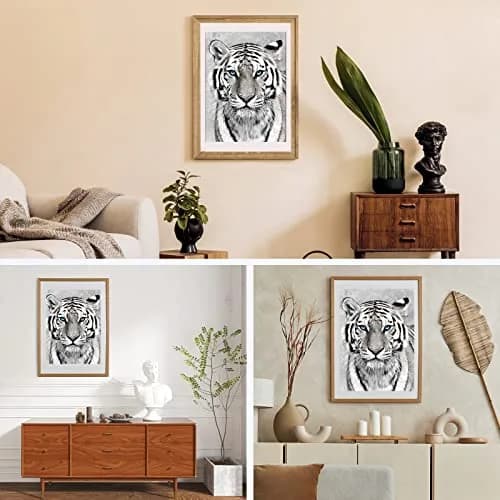 NAIMOER Tiger Diamond Art Kits for Adults, 5D Full Drill Animals Diamond Painting 30x40cm | Realistic Tiger Art for Home Wall Decoration thumbnail 3