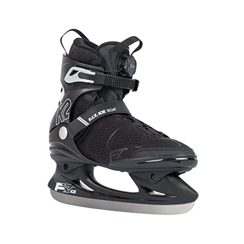 K2 F.I.T. Ice Boa Mens Ice Skates 2022 - Gray / 11.0 | Water-Resistant, Stability Plus Cuff, BOA Fit System thumbnail 1