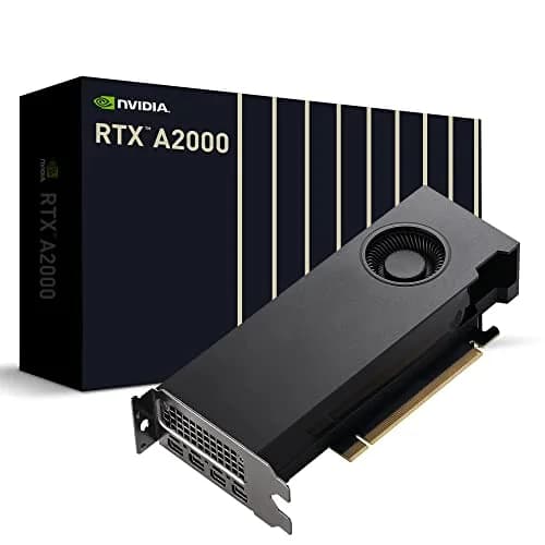 PNY RTX A2000 NVIDIA 12GB GDDR6 Graphics Card | 7680 x 4320 Max Resolution thumbnail 1