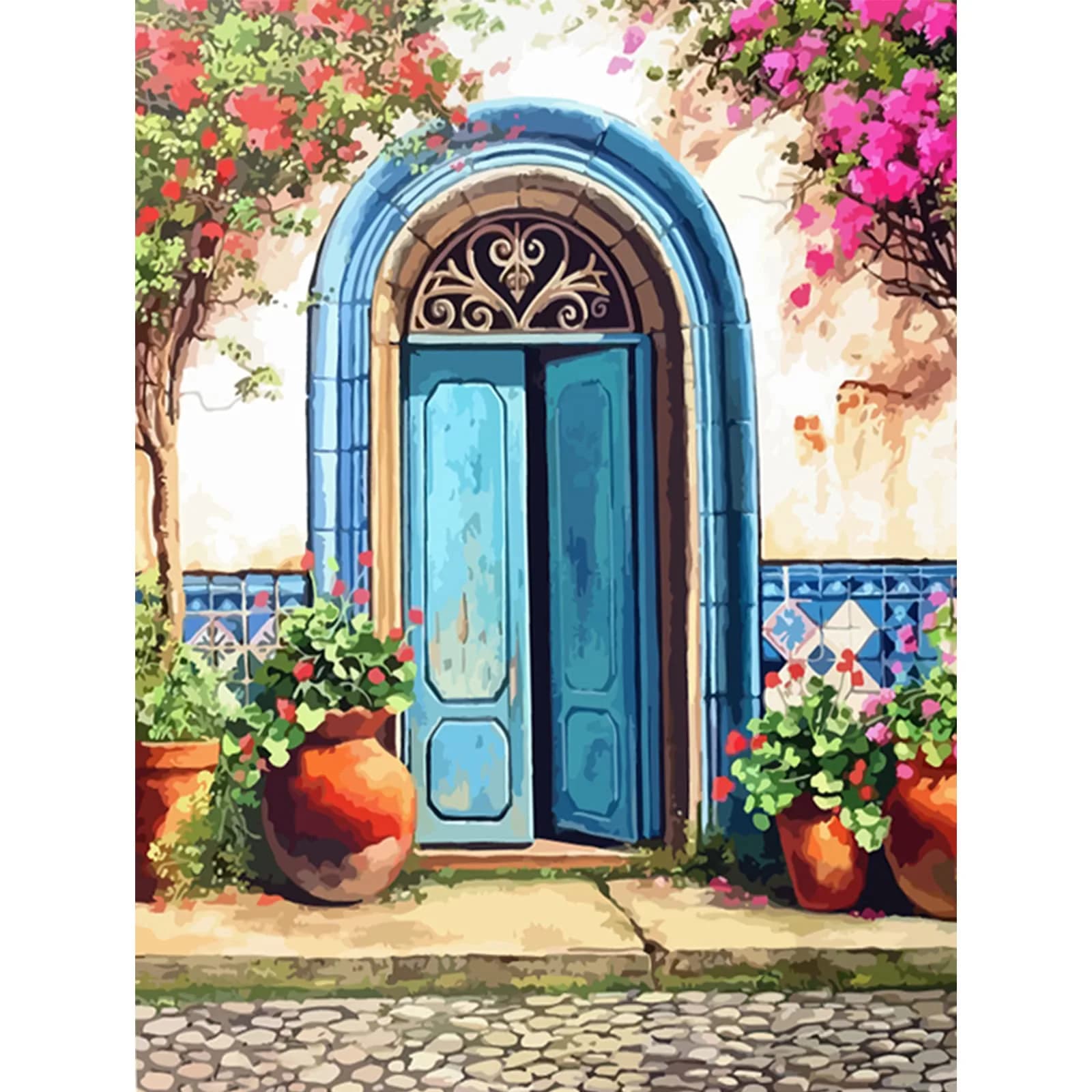 Amphol Paint by Numbers Kit 16"x20" | Easy DIY Canvas Art for Beginners & Kids — OP-6