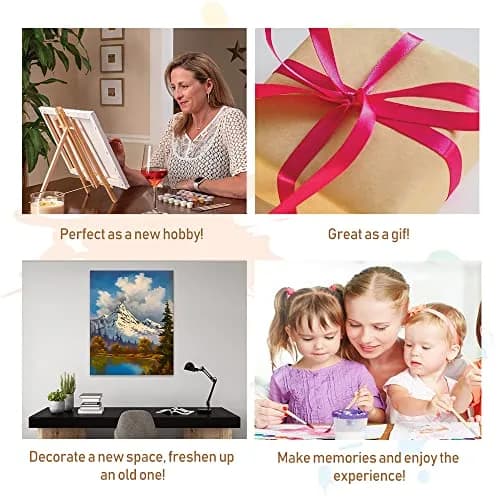 Amphol Paint by Numbers Kit 16"x20" | Easy DIY Canvas Art for Beginners & Kids thumbnail 4