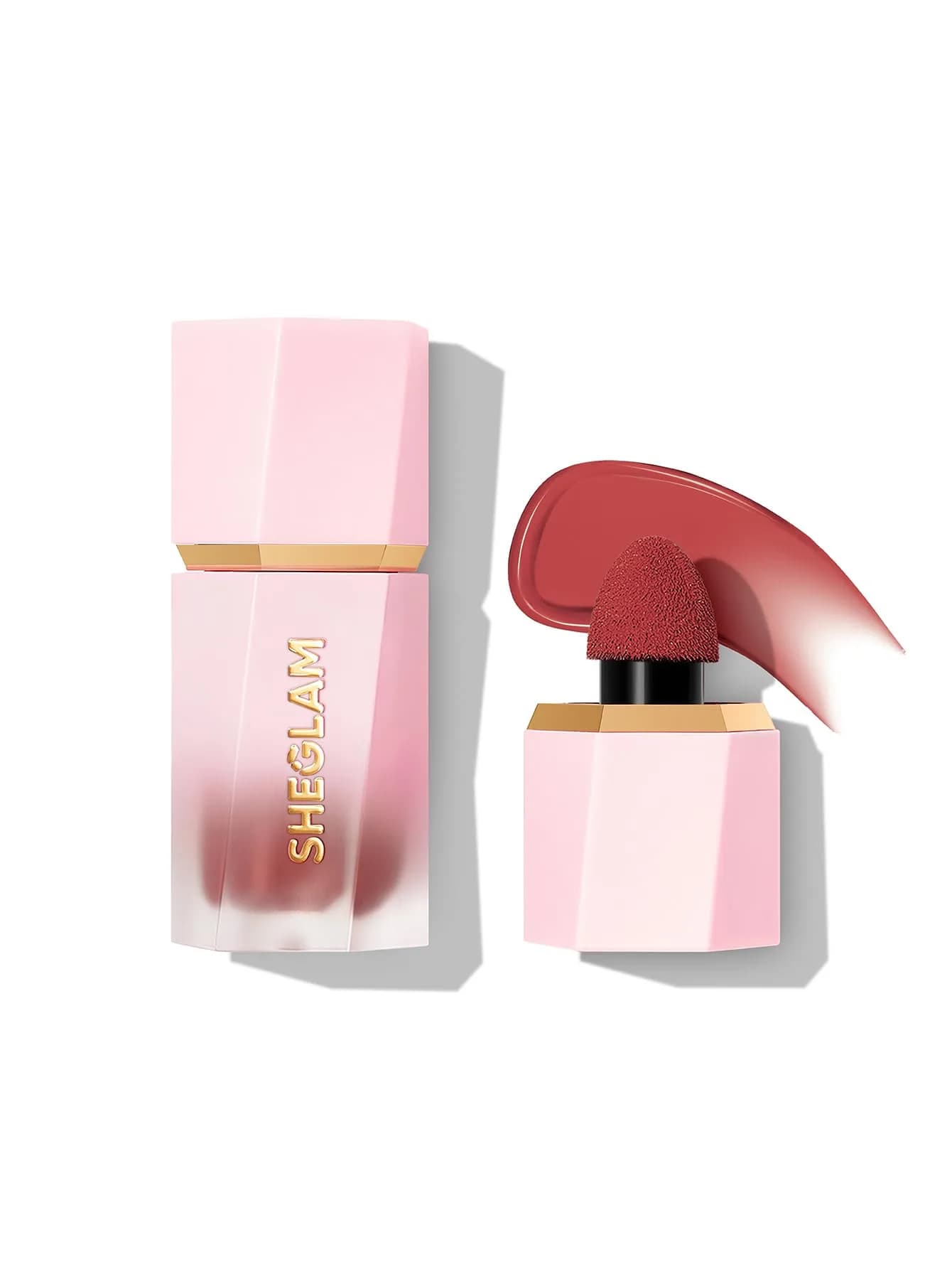 SHEGLAM Color Bloom Liquid Blush Makeup for Cheeks Matte Finish - Swipe Right 5.2ml (0.18 Fl Oz) | Hydrating Gel-Cream Formula - main product image