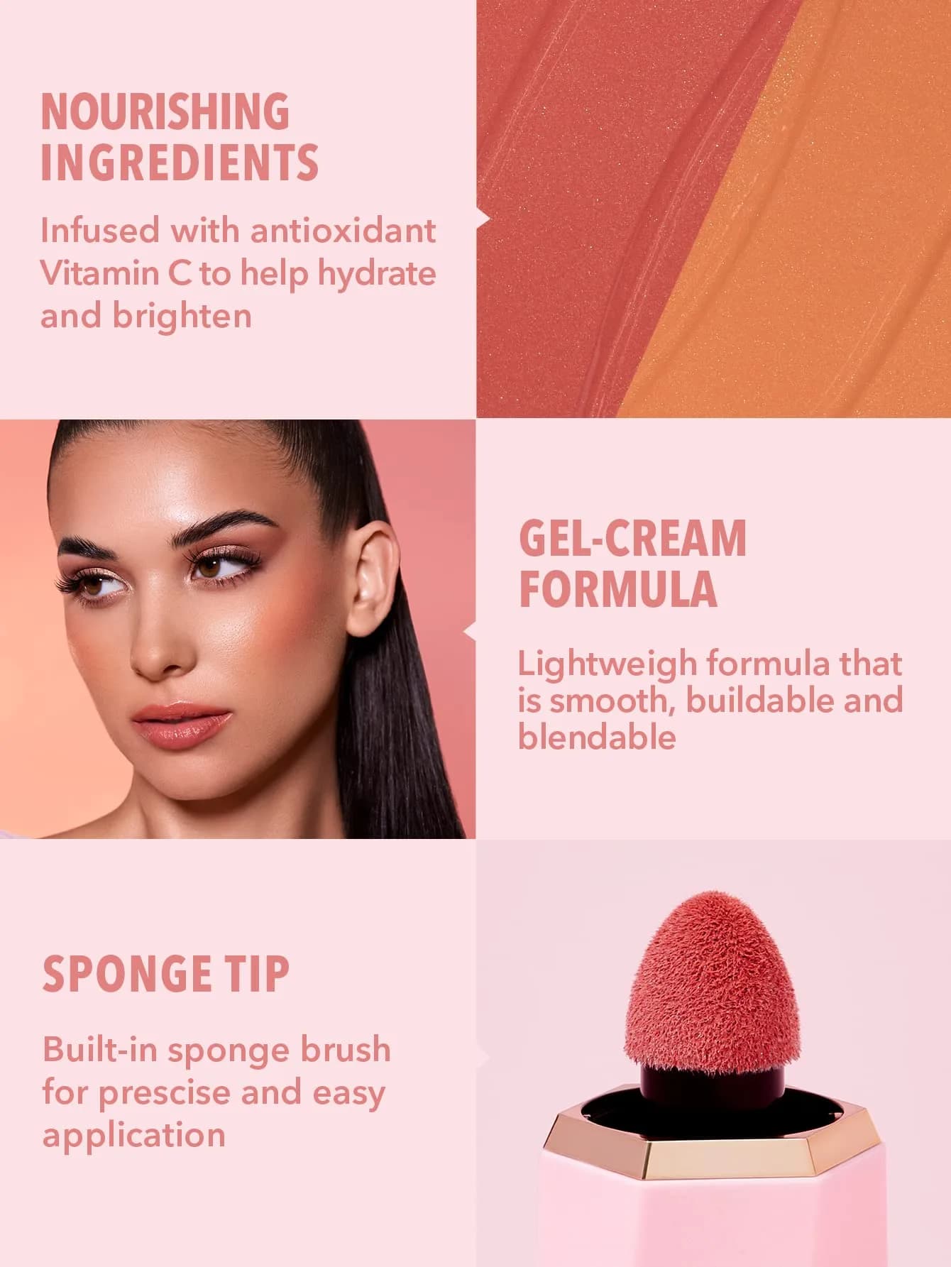 SHEGLAM Color Bloom Liquid Blush Makeup - Shimmer Devoted, Shimmer Finish 5.2ml - view 3