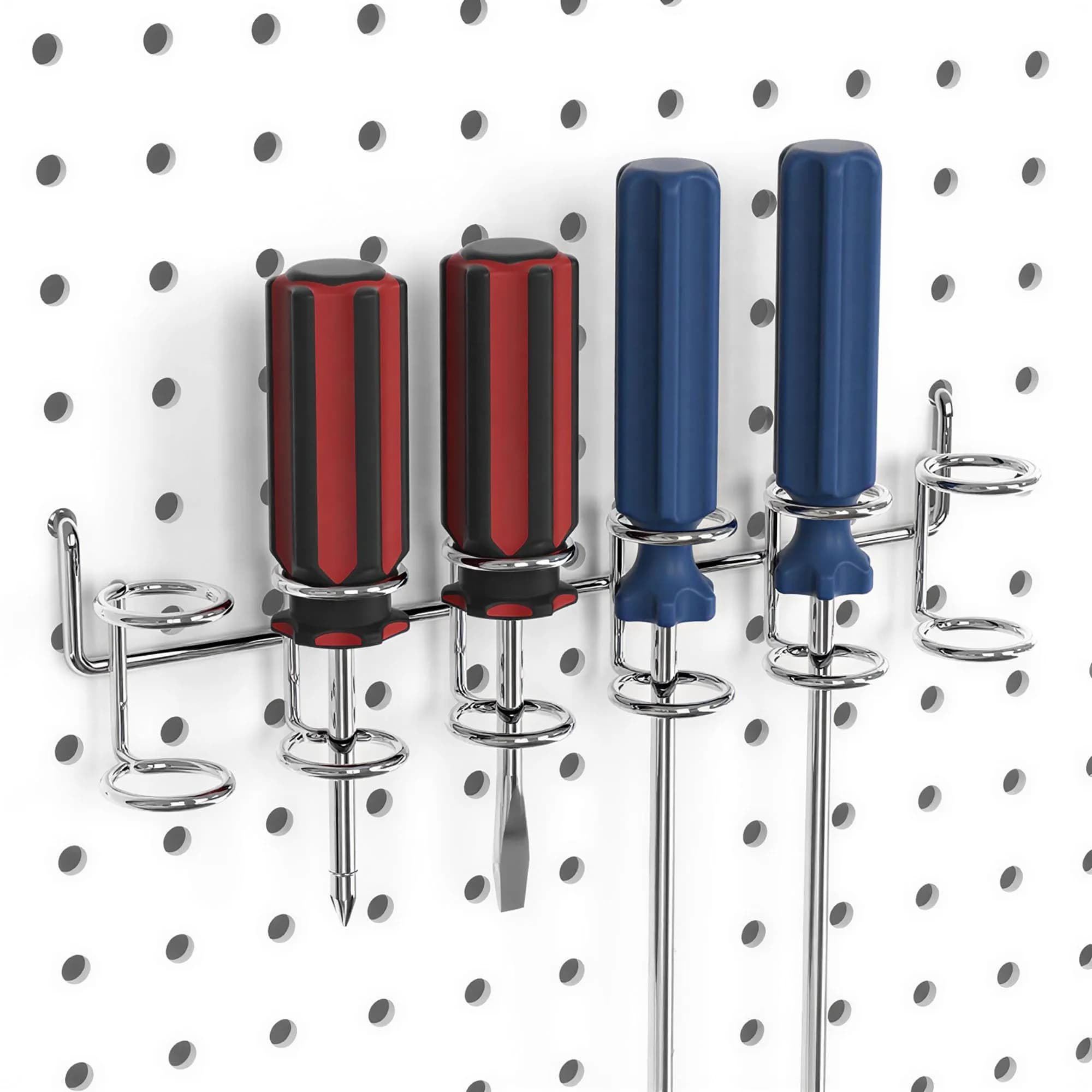 FRIMOONY 165-Piece Pegboard Hooks Assortment with Bins & Locks | 1/8" & 1/4" Compatible - view 8