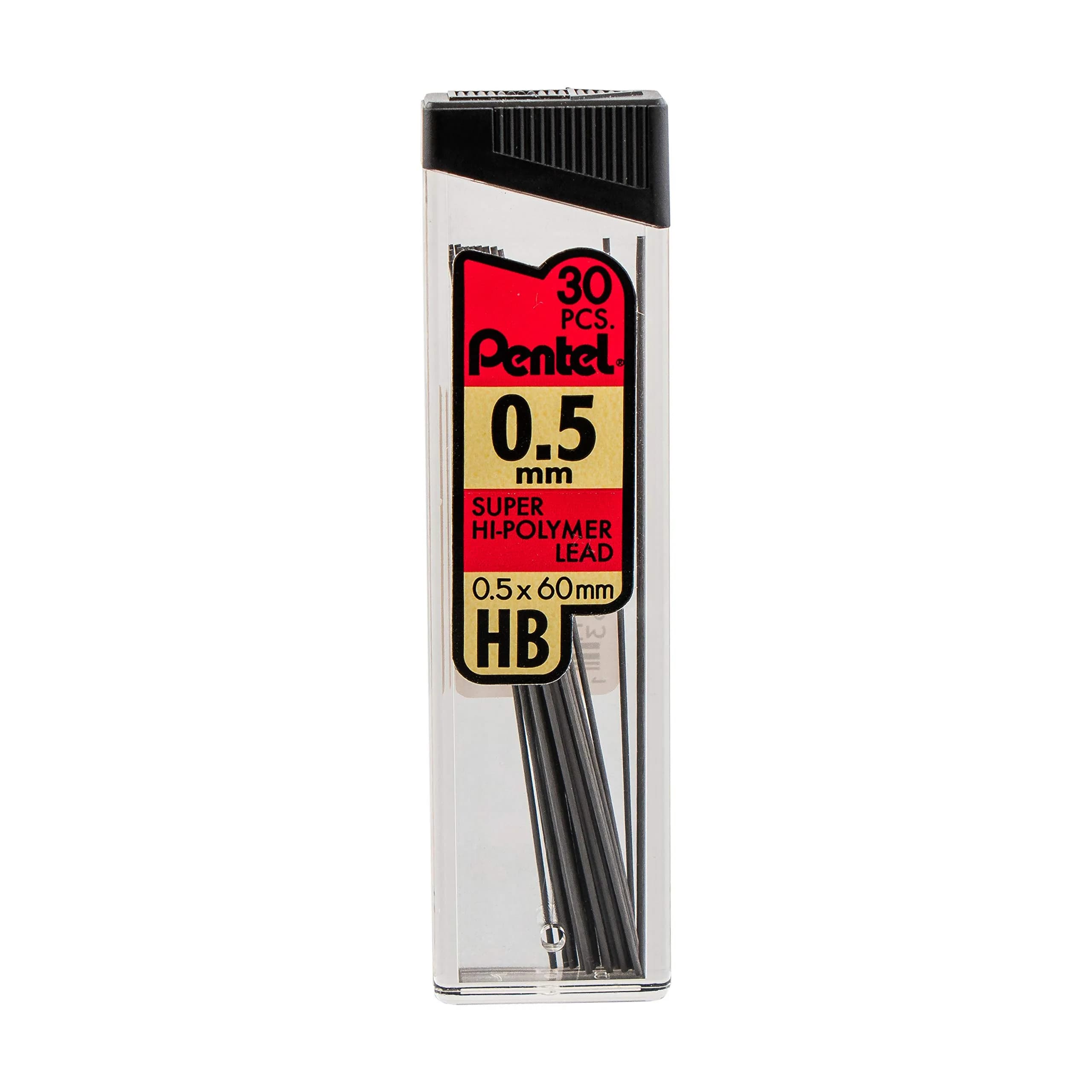 Pentel Super Hi-Polymer Lead Refills, 0.7mm (10 Leads x 3 Packs) | Smooth Writing for Students & Professionals - view 2