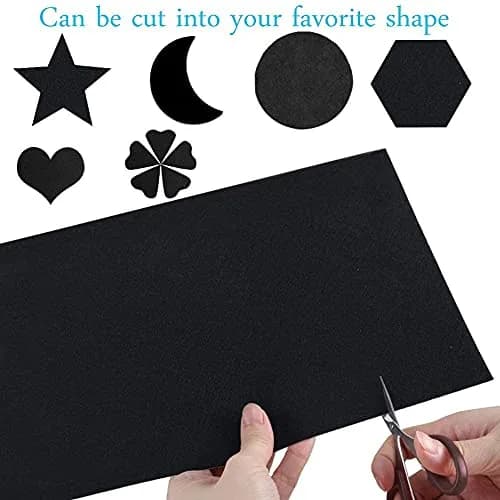 LEMGUBKP Black Velvet Flocking Liner for Jewelry Drawer & Vanity | Peel & Stick Craft Fabric Roll (17.78" x 118.2") thumbnail 3