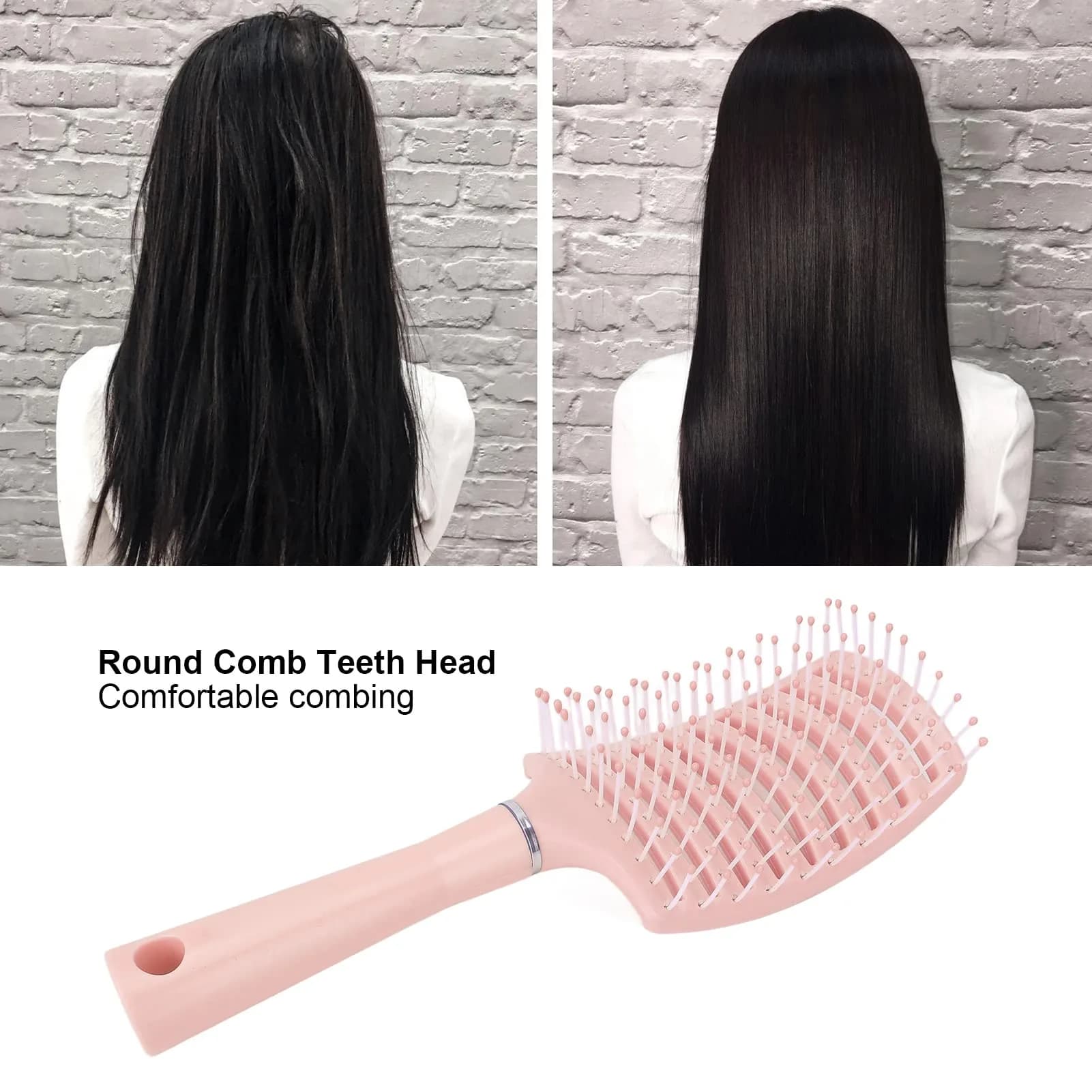 Yinhing Vented Paddle Brush for Thick Straight Hair 25cm (9.8in) | Detangles & Styles - view 5