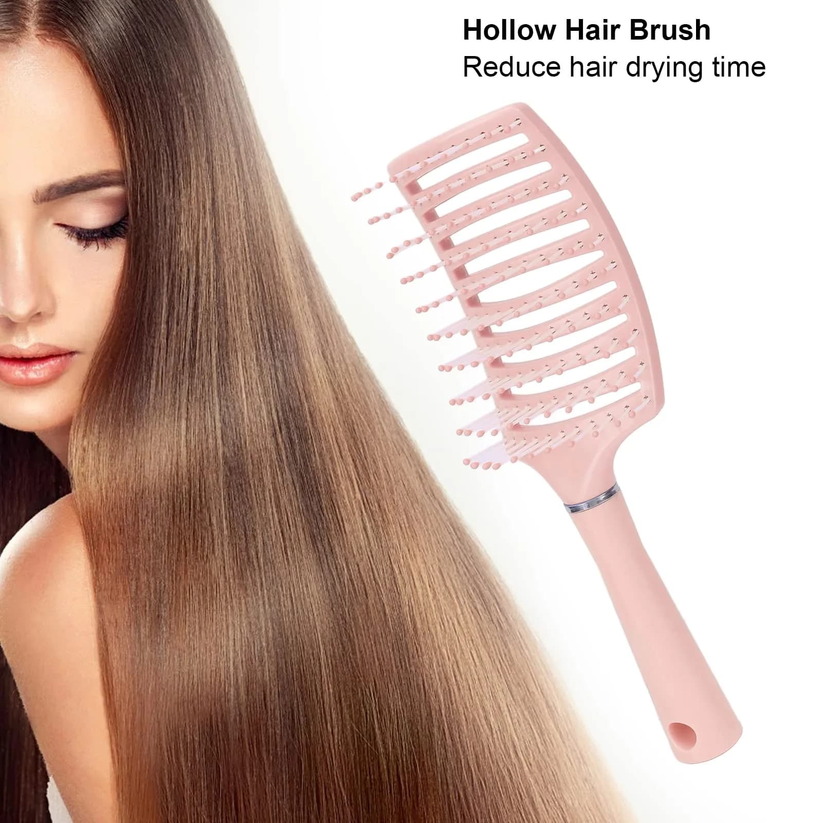 Yinhing Vented Paddle Brush for Thick Straight Hair 25cm (9.8in) | Detangles & Styles - view 4