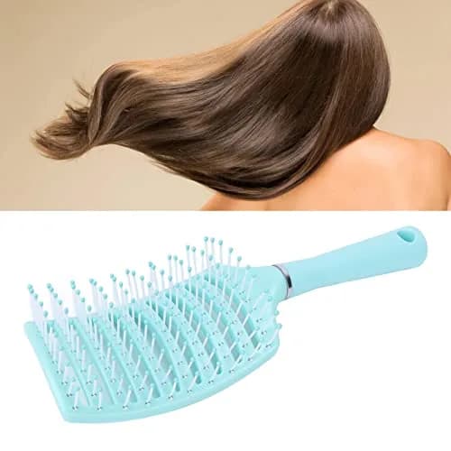 Yinhing Vented Paddle Hair Brush Blue | Detangling & Styling for Thick Straight Hair thumbnail 5