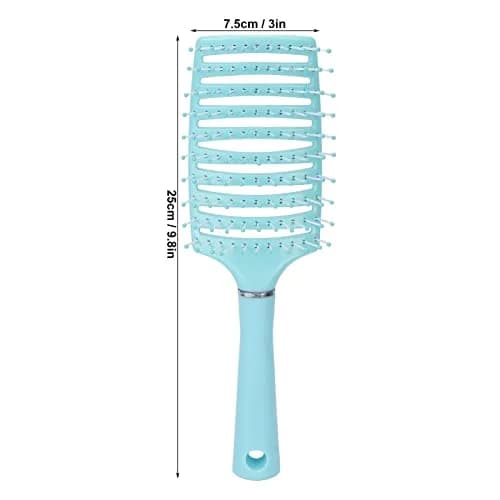 Yinhing Vented Paddle Hair Brush Blue | Detangling & Styling for Thick Straight Hair thumbnail 8