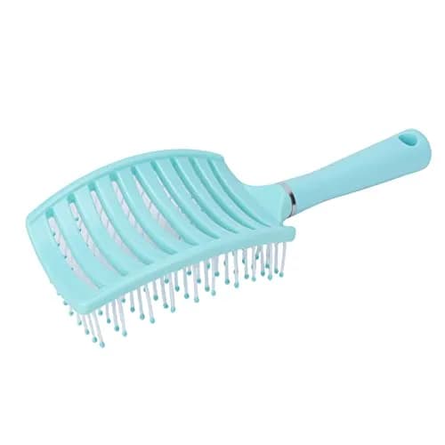 Yinhing Vented Paddle Hair Brush Blue | Detangling & Styling for Thick Straight Hair thumbnail 9