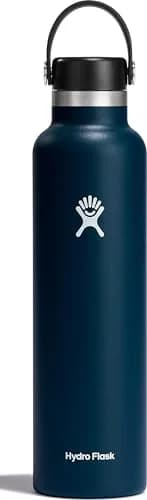 Hydro Flask Water Bottle - Insulated Stainless Steel - Non Spill, Leakproof in 24 Oz Indigo Blue thumbnail 1