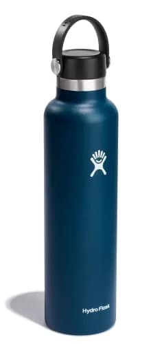 Hydro Flask Water Bottle - Insulated Stainless Steel - Non Spill, Leakproof in 24 Oz Indigo Blue thumbnail 2