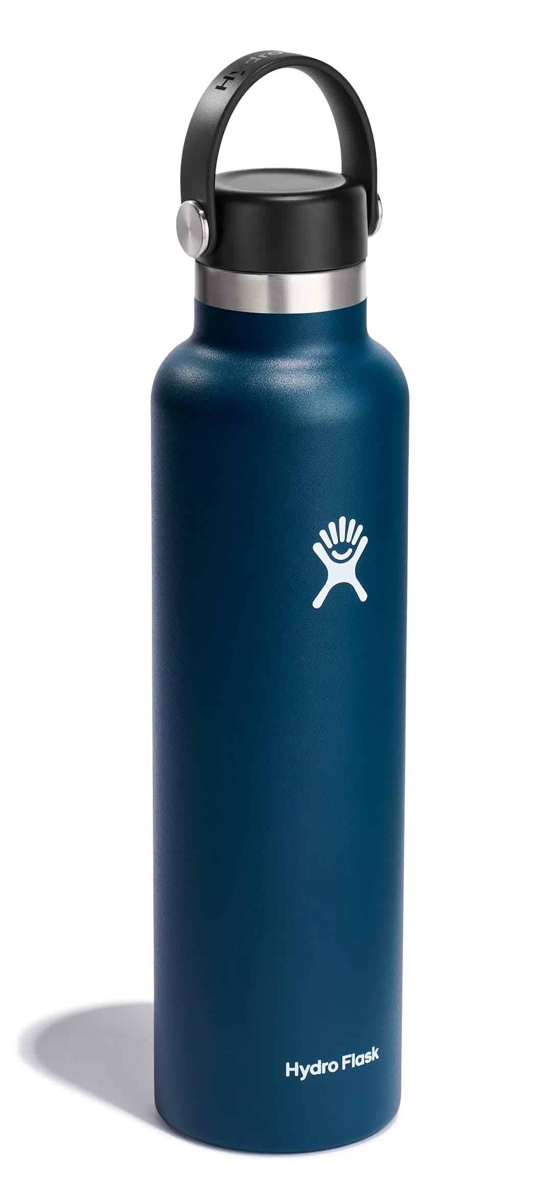 Hydro Flask 24 Oz Standard Mouth Water Bottle - Insulated Stainless Steel, Leakproof, Indigo - view 2